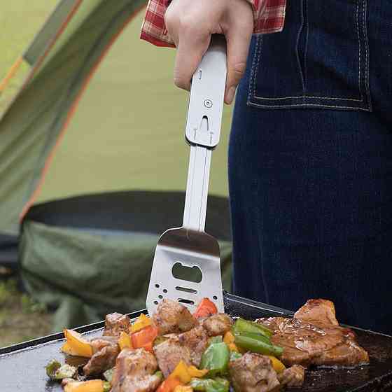 Компактный набор для барбекю Roxon S602 металлический. Ровно