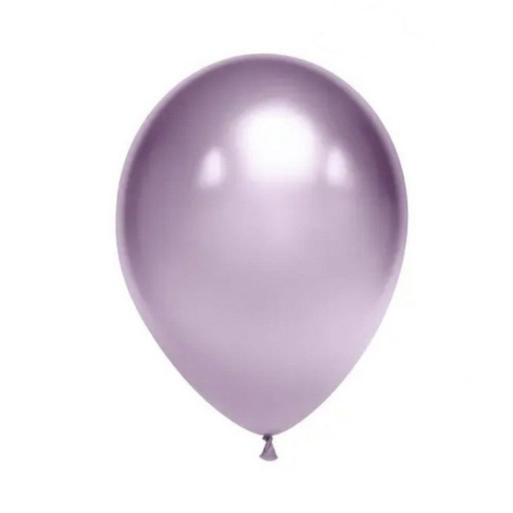 Латексна кулька лавандовий хром 12'' 30см Київ - фото 1