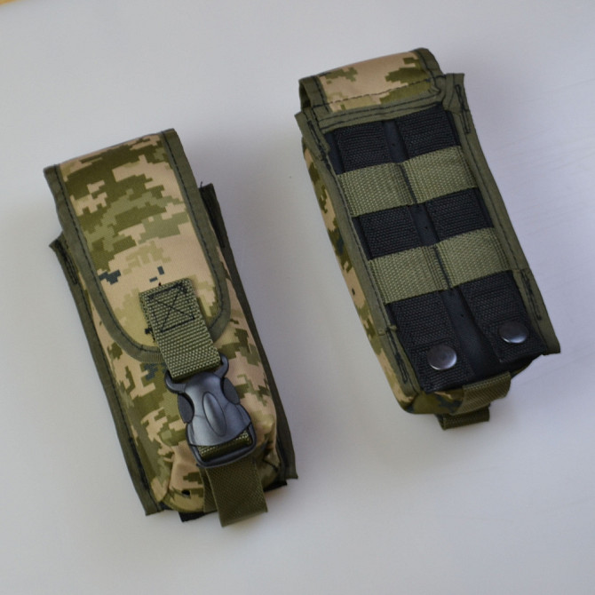 Підсумок на 2 магазини подвійний із кордури піксель MOLLE тактичний GV-63 Львів - фото 8