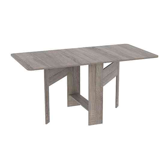 Стол-тумба №4 узкая, Дуб Сонома Трюфель, 1580х800х750 Львов