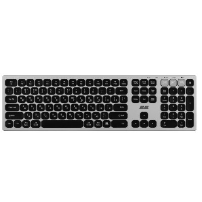 Клавіатура 2E KS270 109key Wireless UA Grey/Black (2E-KS270WBGR_UA) Вінниця - фото 1