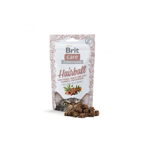 Ласощі Brit Care Functional Snack Hairball д/котів для виведення шерсті з качкою 50 г Київ - фото 2