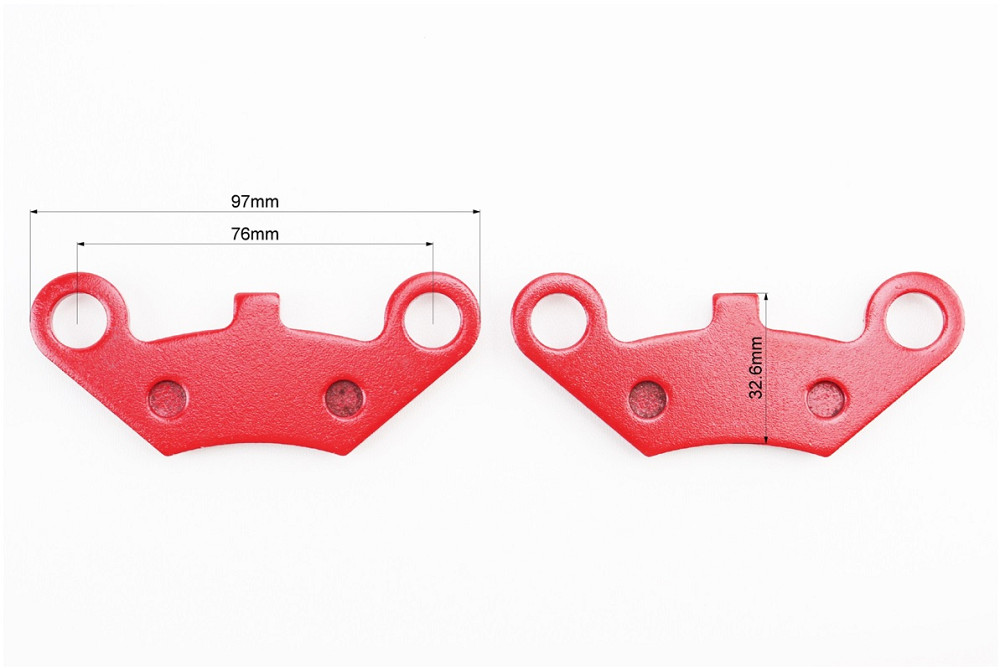 Гальмівні колодки (дискові) Goon 260/CUV Carry 300/Muddy 300/LOF420, к-кт 2шт Киев - изображение 2