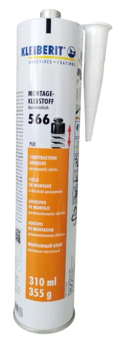 Клей-герметик полиуретановый Kleiberit 566.0, белый Львов - изображение 1