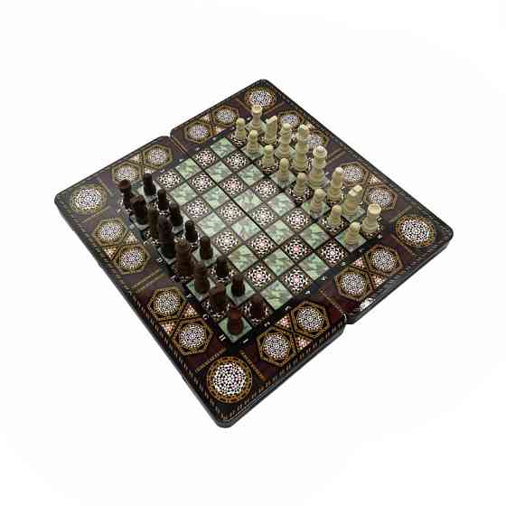 Набір настільних ігор "Шахи 3 в 1" Set3 NE-SP-SET-14 нарди, шашки, 40х40 см Вінниця