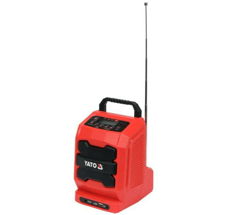 Радіо від електромережі- 230 В і акумулятора Li-Ion 18 V YATO гучномовець- 3 Вт, частоти FM, AM, Blu Одесса - изображение 3