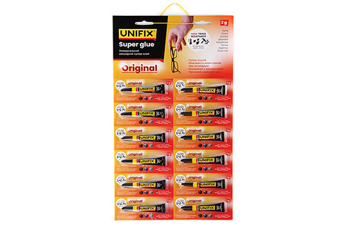 Суперклей 2 г (планшет 12 шт.) UNIFIX Рівне - фото 1