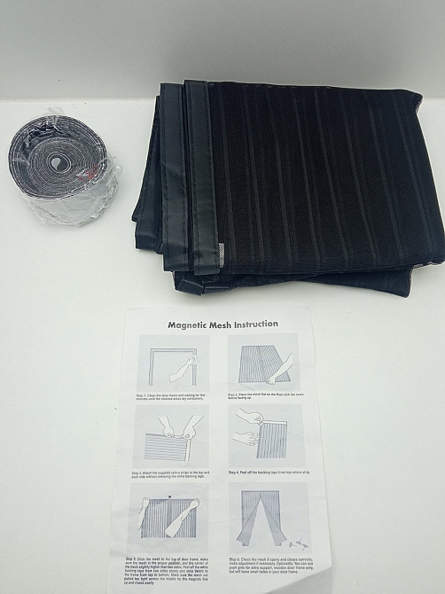 Антимоскітна сітка штора на магнітах 13854 Луцк - изображение 1