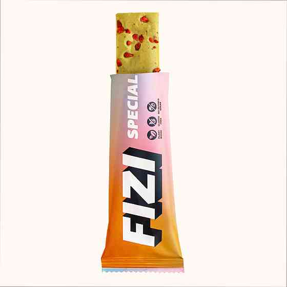 Енергетичні батончики FIZI Protein Bar Special Box - 10x45g малина матча Київ