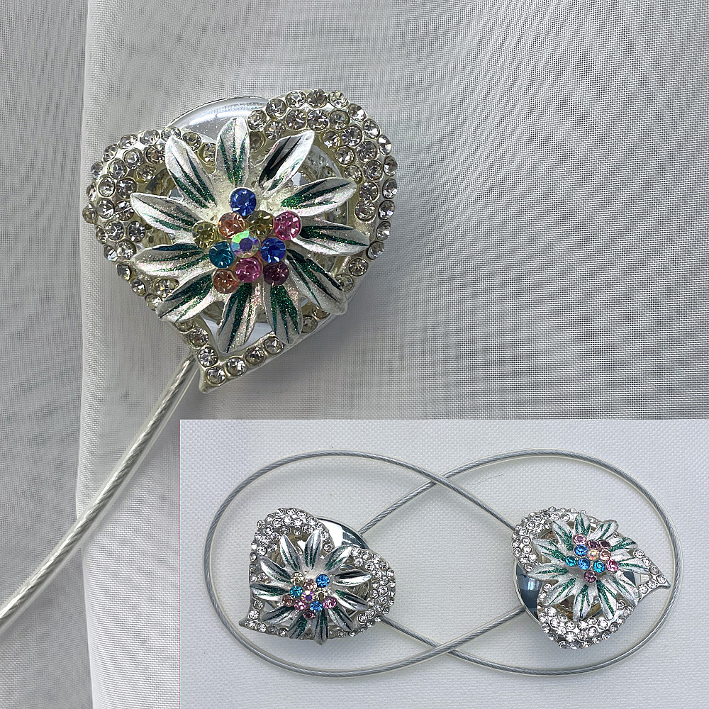 Магніти для штор та гардин "Amour" набір 2 шт Різнокольоровий (81-227) Київ - фото 1