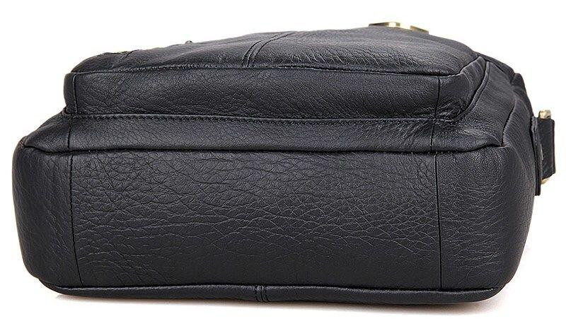 Сумка чоловіча через плече Чорна (Vintage) Київ - фото 20