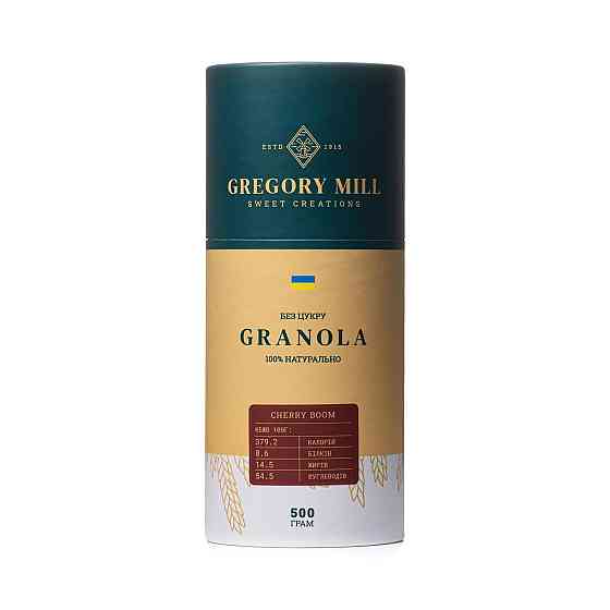 Гранола Gregory Mill Cherry Boom, 1000 г 12, Новое Киев