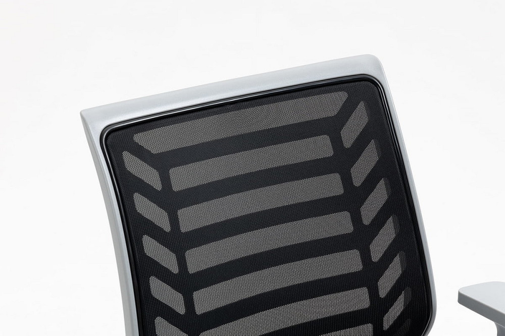 Крісло поворотне Q-320 чорне/сіре Дніпро - фото 12