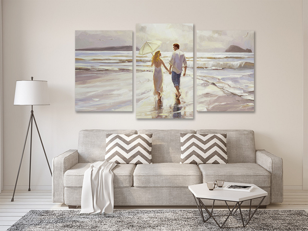 Модульна картина у вітальню/ спальню Закоханна пара Art-518_3 Київ - фото 2