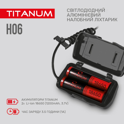 Ліхтар TITANUM 800Lm 6500K (TLF-H06) Вінниця - фото 8