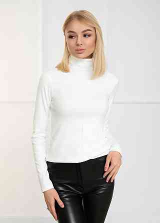 Жіноча тепла базова водолазка "Kelly" оптом | Норма Молочний, 42-44 Київ