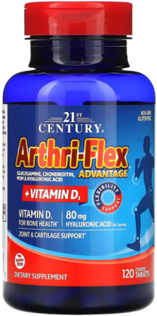 Хондропротектор 21st Century ArthriFlex + D3 120 таб Киев