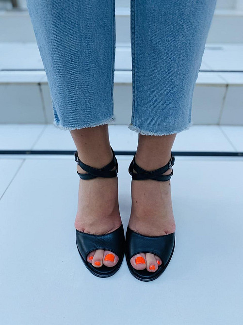 ARLEN Босоніжки жіночі ARLEN Бос-К-01/02 чорні (літо, шкіра натуральна) (3516) Коломыя - изображение 3