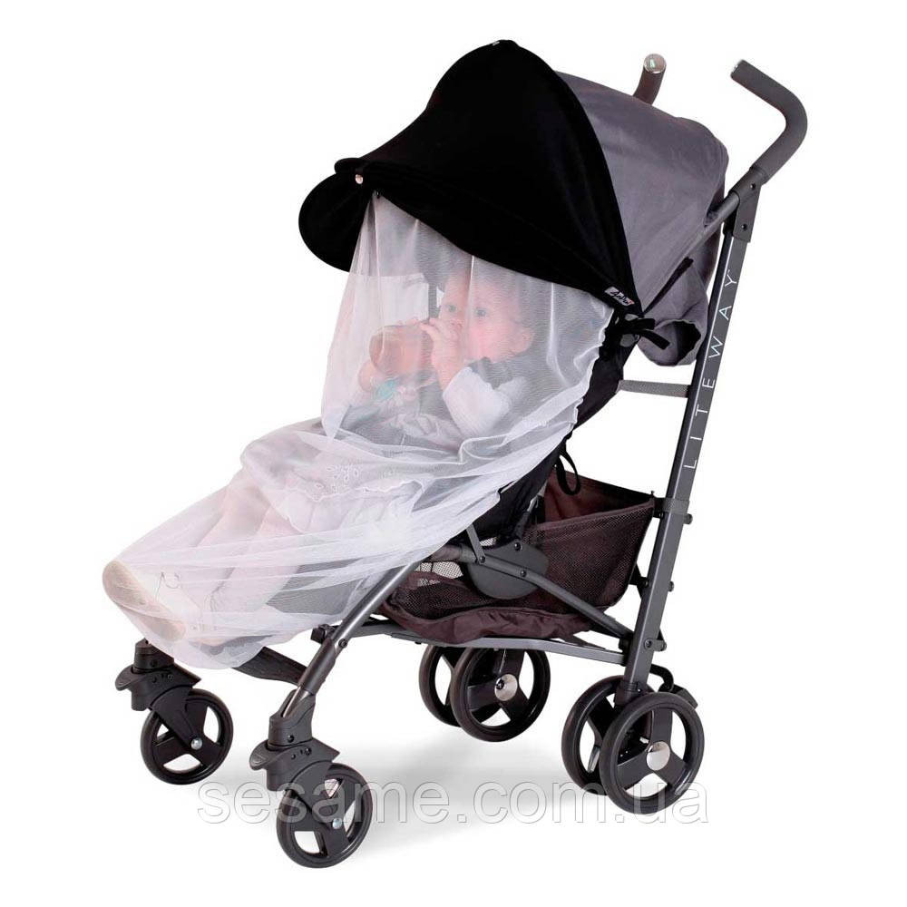 Сонцезахисний козирок (Кап) Must Have Shade 2 в 1 з білої москітною сіткою 1846 Харків - фото 8