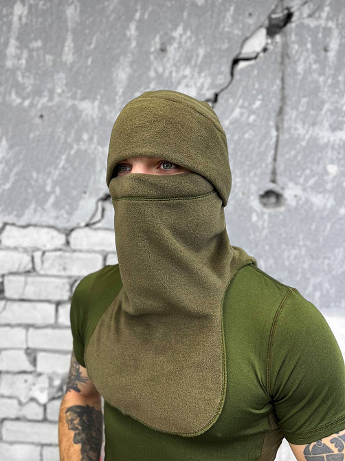 Шапка и баф закрывает горло и шею Одесса - изображение 1