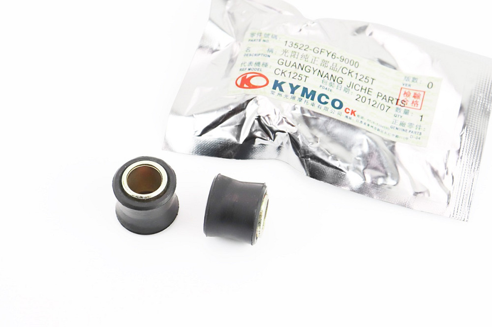 Сайлентблок амортизатора+втулка 12мм к-кт 2шт, ЧОРНИЙ Київ - фото 1