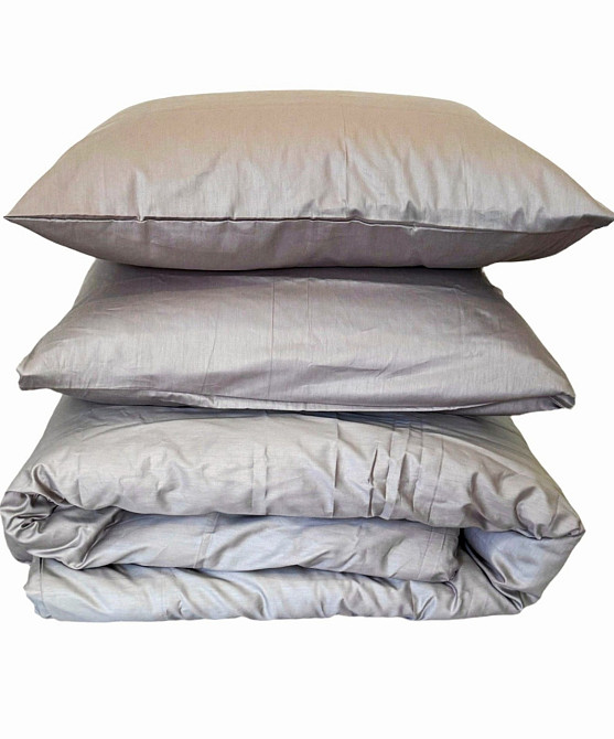 Ecotton Комплект наволочок Ecotton 70х70 см із сатину 2 шт (арт. 15-4503 Chateau Grey) молочно- Киев - изображение 3