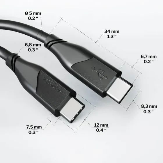Кабель USB-C KabelDirekt Thunderbolt 4 / USB4 1 метр KabelDirekt Київ