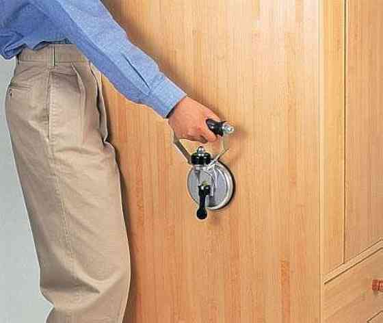 Знімач скла однозатискний (присоска) з горіонтальним захопленням діам. 117мм-20кг (алюм.) Sumake SC-9601B Одесса