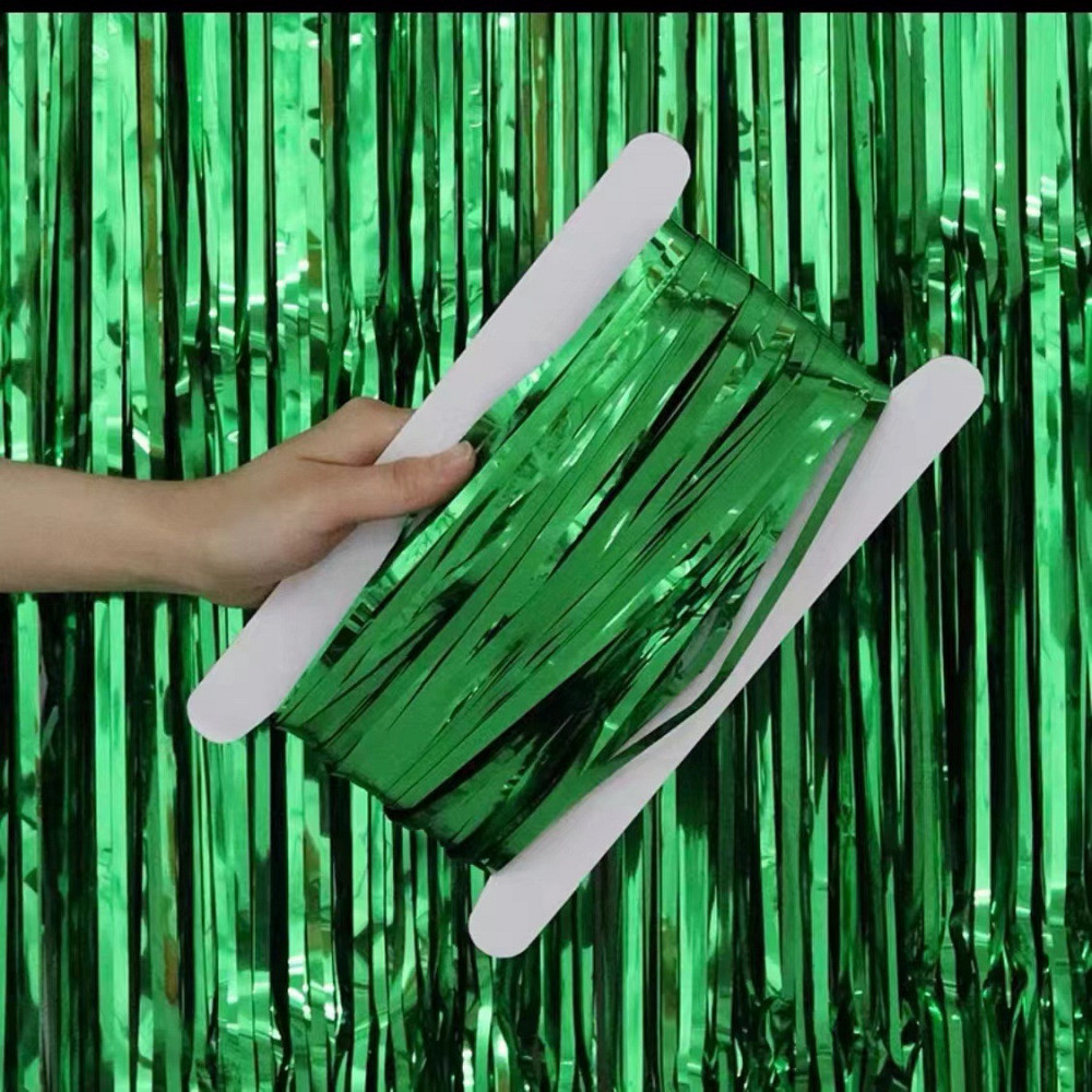 Дощик для фотозони прикраса 245 см на 92 см зелений Київ - фото 4