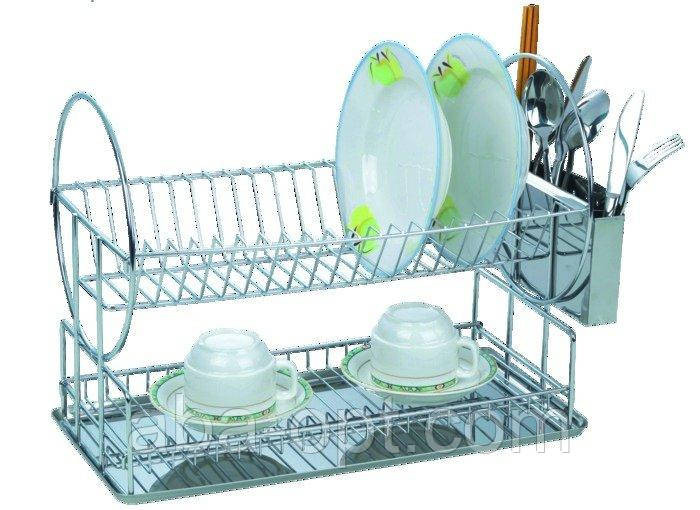 Сушилка двухъярусная из нержавеющей стали 45 х 22 36 см (шт).Aba-Opt Одесса - изображение 1