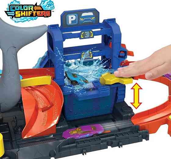 Трек набор Хот Вилс Сити Автомойка Супераккула Hot Wheels HTN82.  ОРИГІНАЛ! Харьков