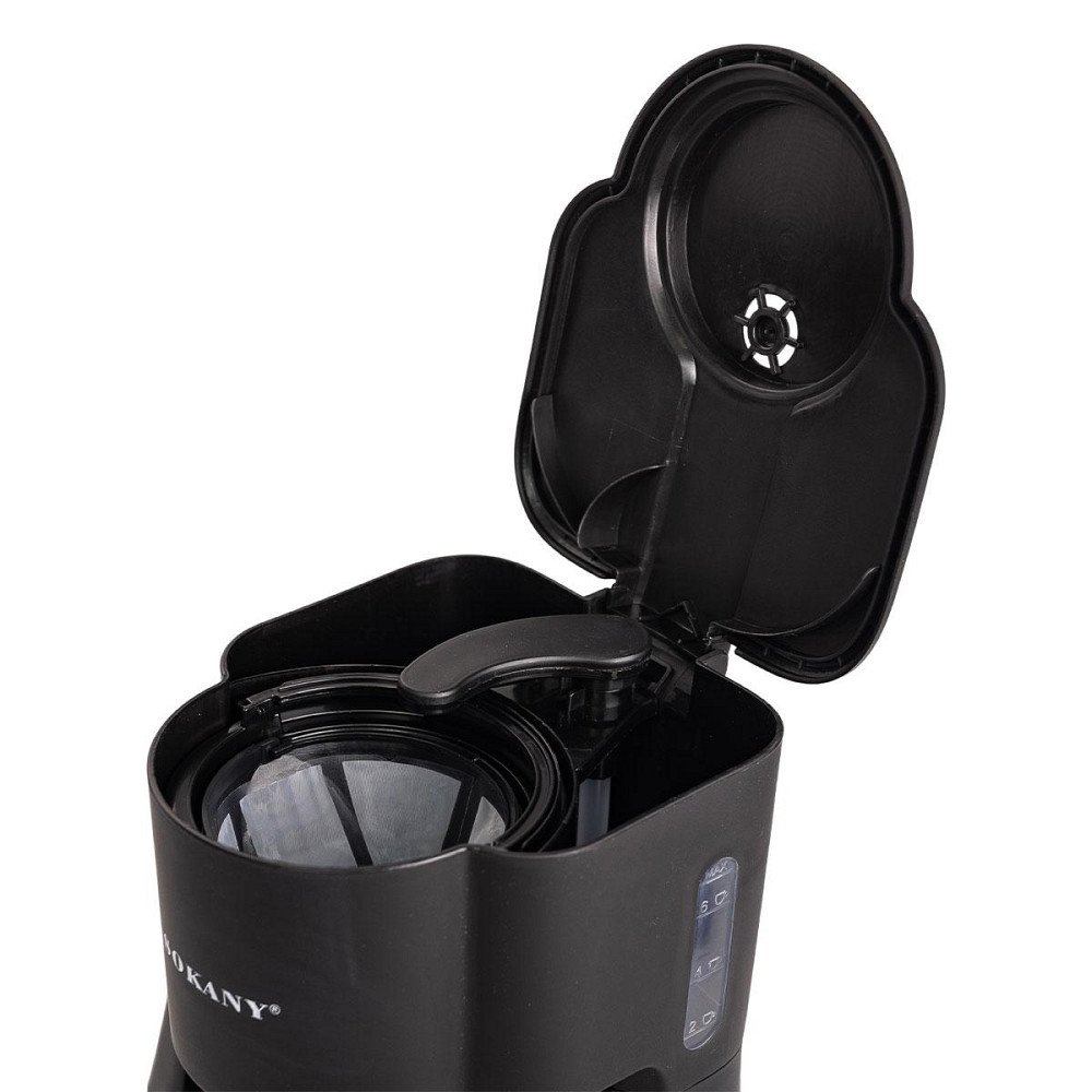 Кофеварка капельная Sokany с подогревом кофейника 600 мл SK-124 Киев - изображение 9