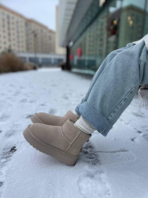 Hengji Угги жіночі HENGJI T38-3 бежеві (зима, замша натуральна) (5739) 36 Коломыя - изображение 10