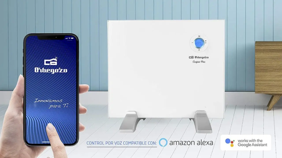 Уценка Теплова панель Обігрівач Orbegozo REW 500 Вт Wi-Fi Цифровий РК-дисплей Програмоване бездротове підключен Киев
