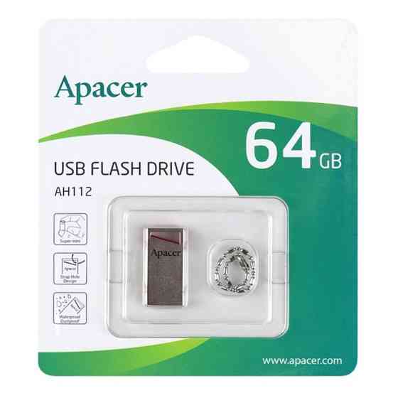 Флеш-накопичувач Apacer USB 2.0 AH112 64GB Red Київ