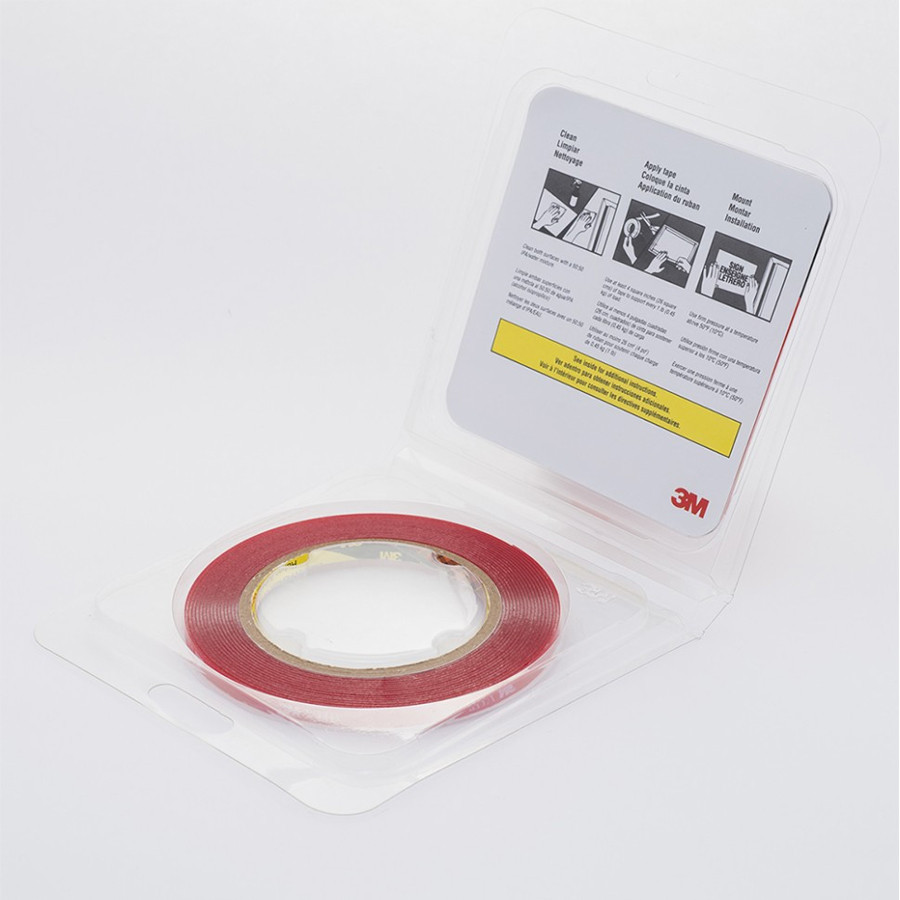 Скотч двосторонній монтажний 9мм х 5м 3M 4910F "Heavy Duty" прозорий, 49109 Київ - фото 2