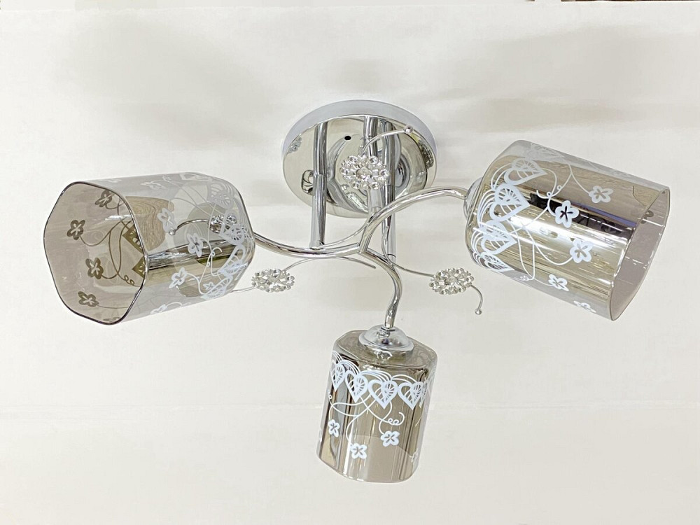 VALESO Стельова Люстра на 3 плафони VALESO 6983B/3 (Хром) Коломыя - изображение 1