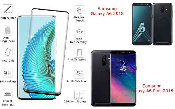 Защитное стекло HyperGlass Pro для Samsung Galaxy A6 2018, Galaxy A6 Plus 2018 – максимальная чувствительность Киев