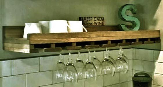 Полка для бокалов 