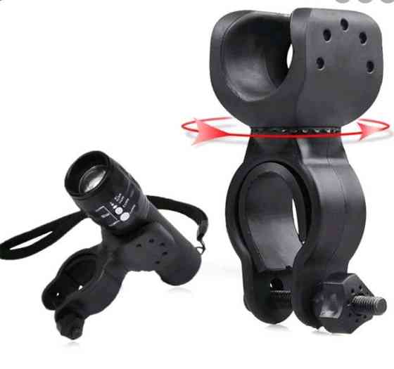 Тримач ліхтаря велосипеда (універсальний) DS Київ