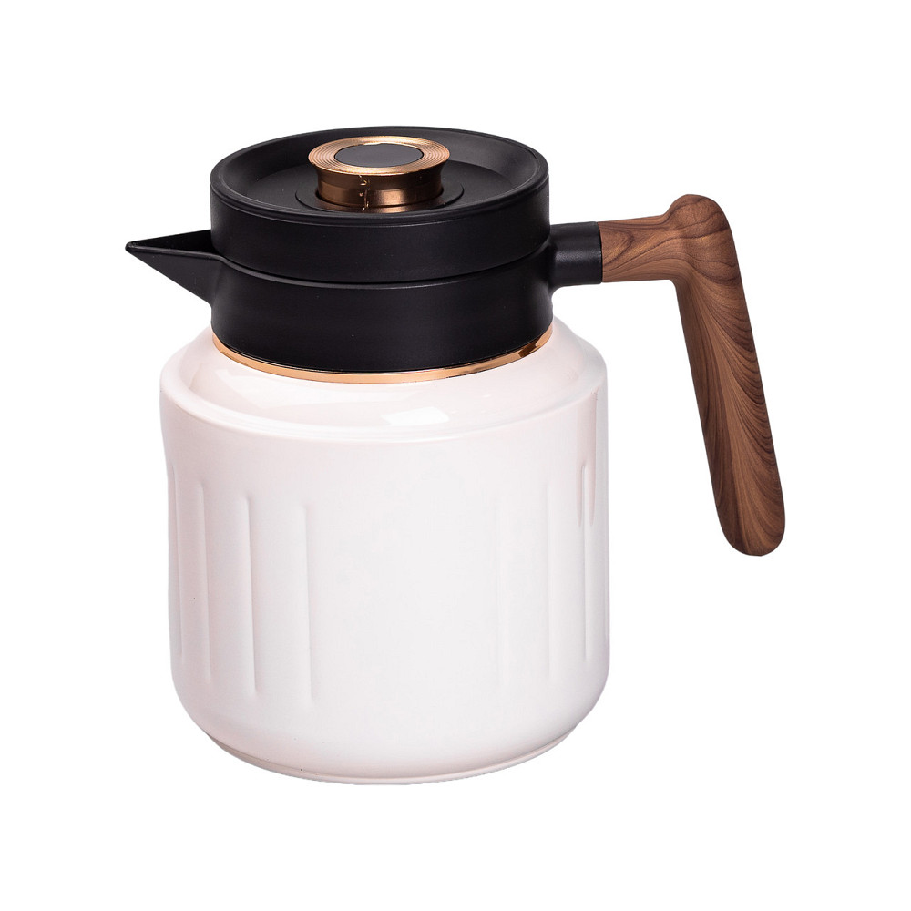 Чайник термос з індикатором температури та заварником 1 л білий HP-14-51W Коломия - фото 2