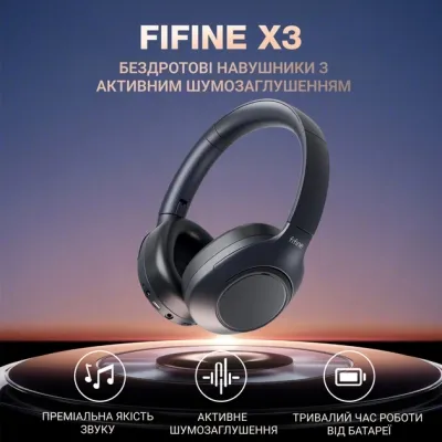 Навушники Fifine X3 Wireless Black (X3) Вінниця - фото 11