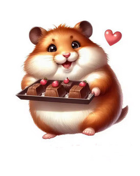 Наклейка для одежды термо Хомяк Киев - изображение 1