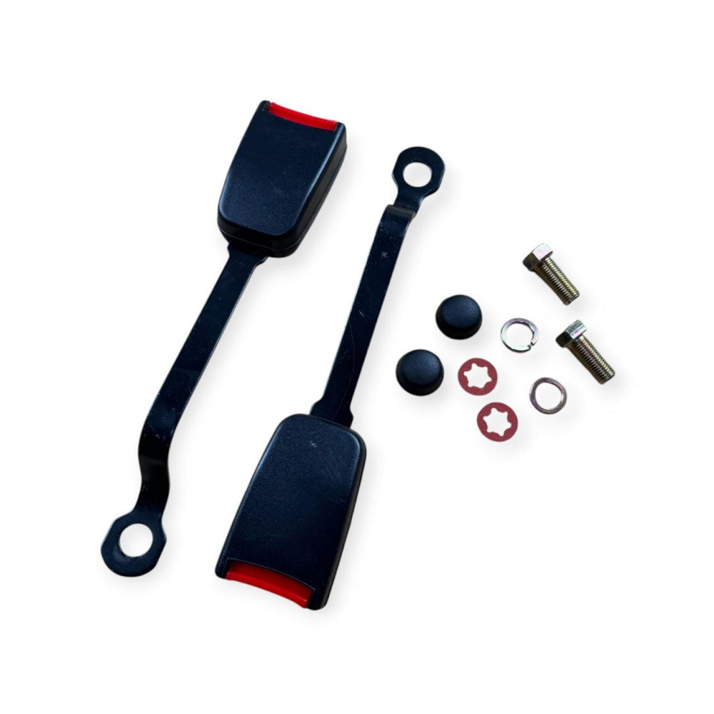 Замок безпеки 2108, 2109, 21099, 2110, 2111, 2112, 2113, 2114, 2115 смуга (к-кт 2 шт) з болтами ременя Мукачево - фото 2