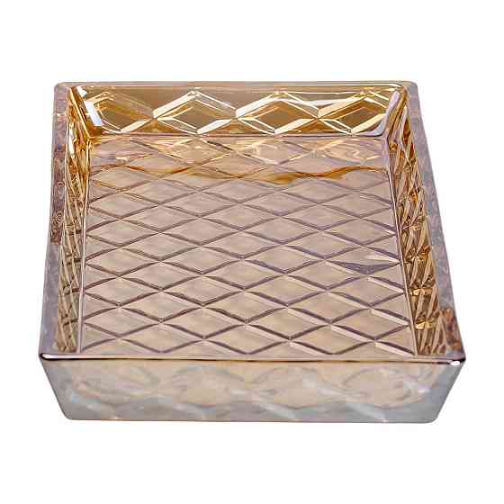 Скляне блюдо для закусок квадратне 27,5x13,5 см Київ