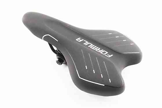 Сидіння MTB 270x160мм, чорно-біле CRO-2503 Київ