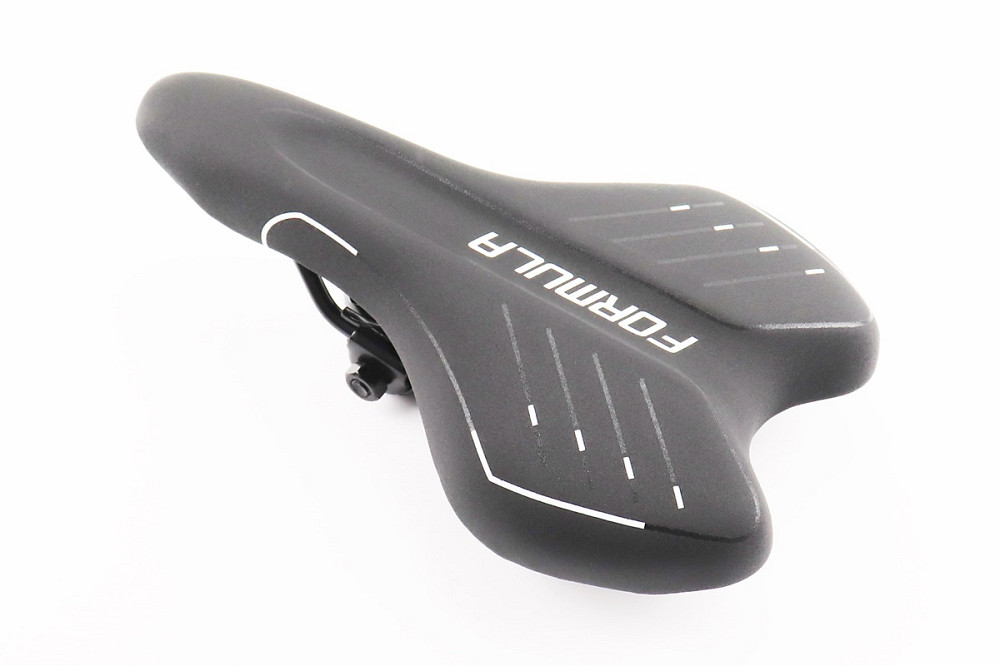 Сидіння MTB 270x160мм, чорно-біле CRO-2503 Київ - фото 1