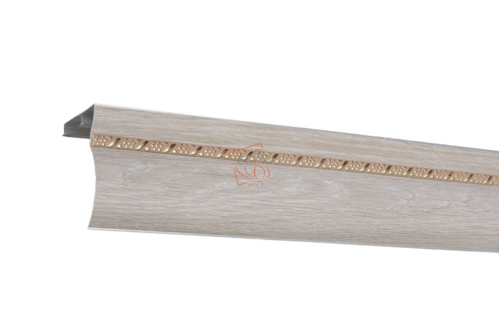 Алюмінієвий карниз БР-12 дуб Сантана, молдинг на вибір 2.5 Бровари - фото 1