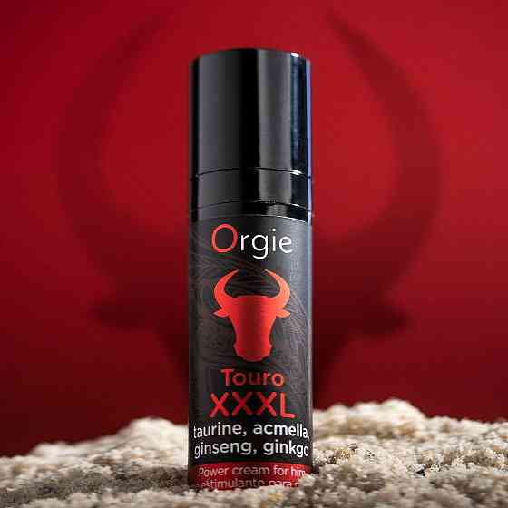 Крем для посилення ерекції Orgie Touro XXXL Power Cream, 15 мл, з ефектом вібрації Sex Aura Київ
