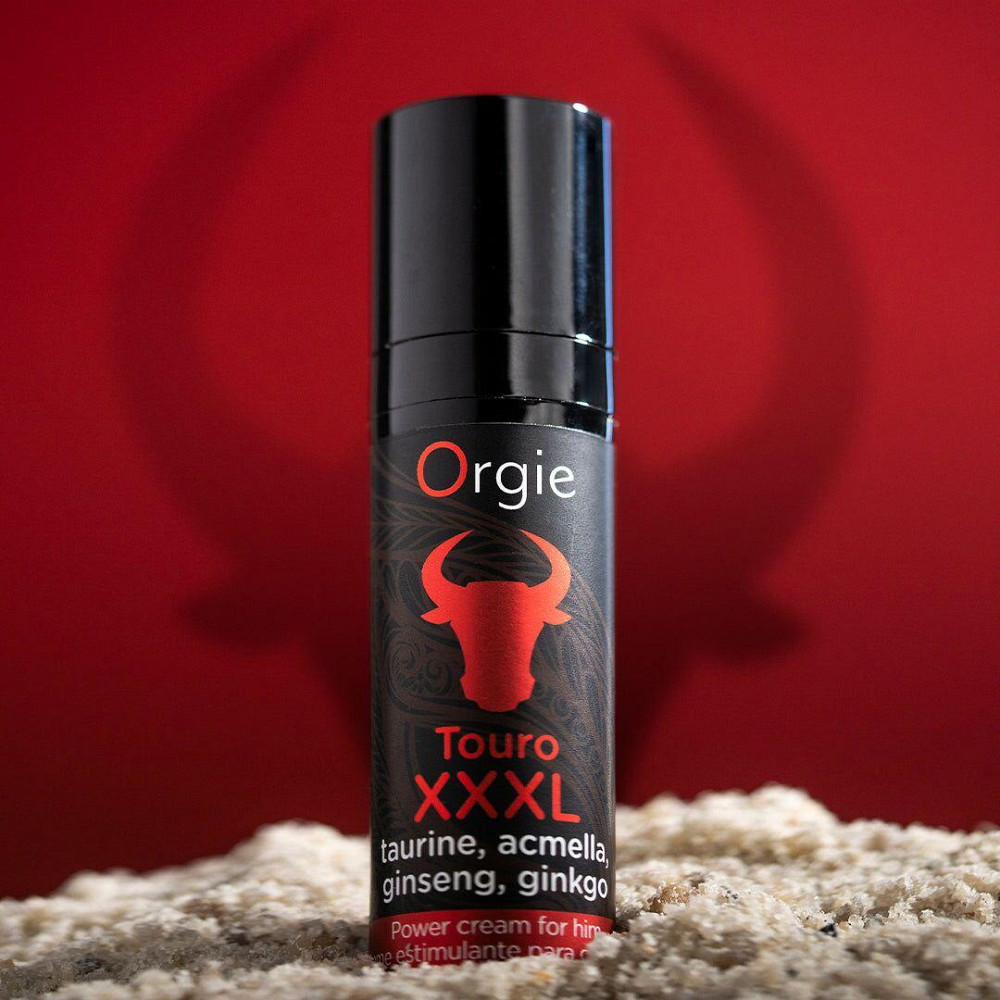 Крем для усиления эрекции Orgie Touro XXXL Power Cream, 15 мл, с эффектом вибрации Sex Aura Киев - изображение 4